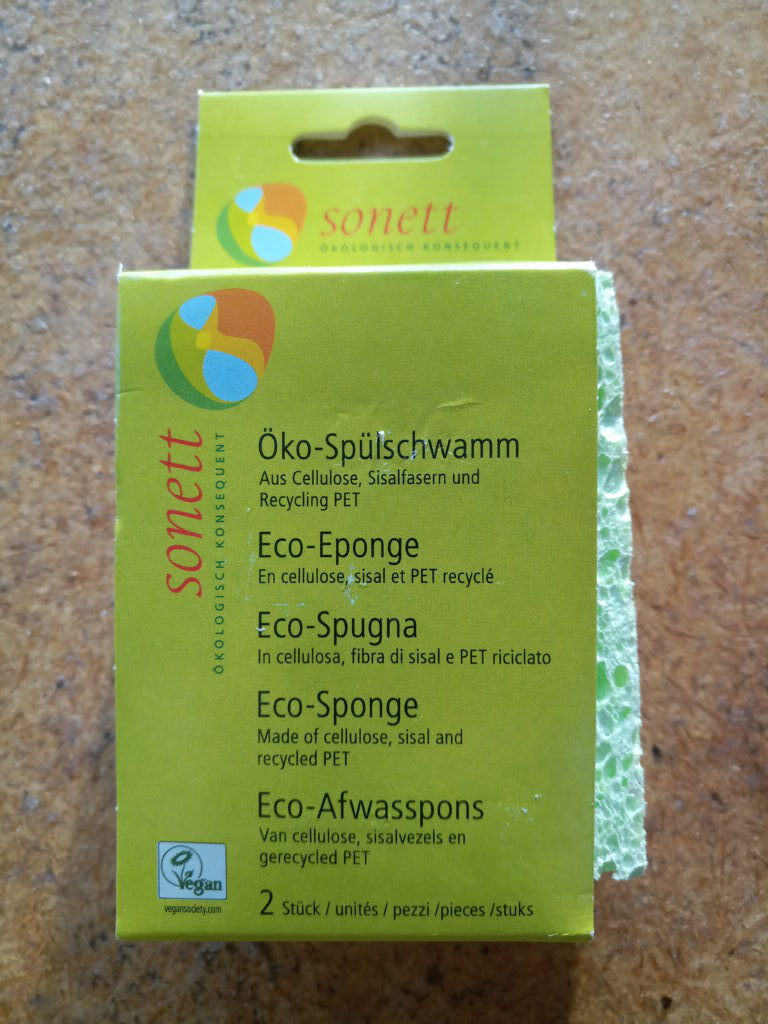 I always take my eco-sponge with me to Malle. Eco-sponge to Malle